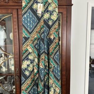 Johnny Was Multicolor Wide Leg Pants